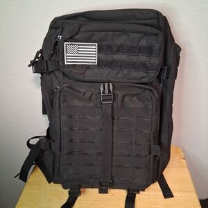 Military Tactical Black Utility Backpack Waterproof Outdoors Hiking Camping